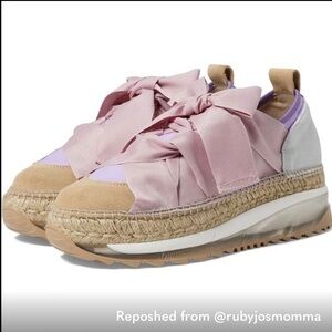Free People Pink and Purple Espadrilles